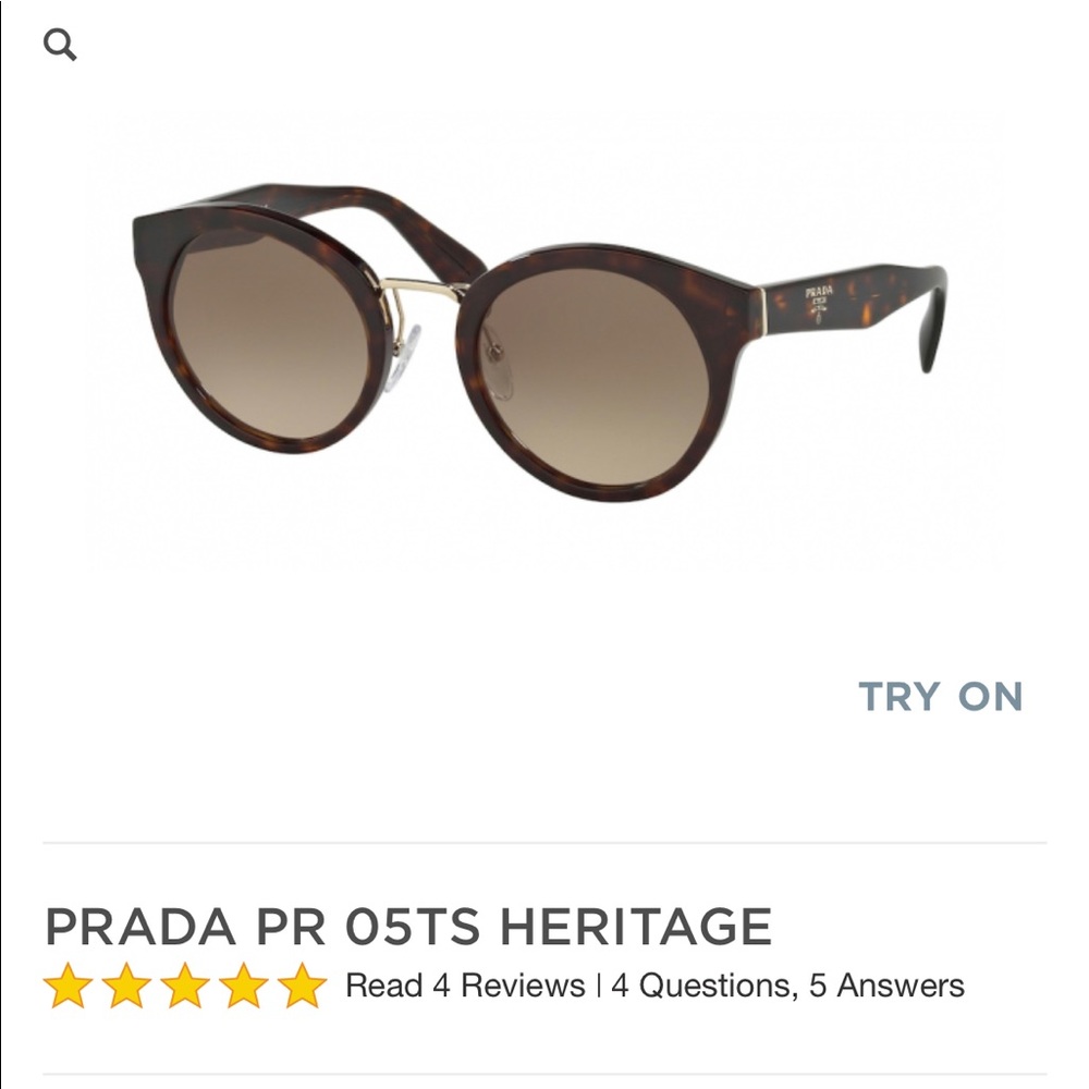 Authentic Prada sunglasses